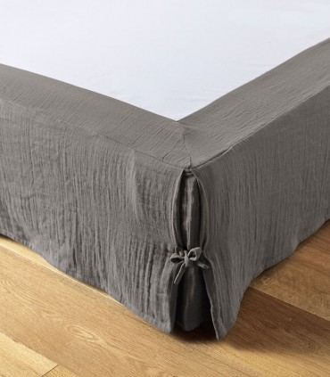 Cache sommier en Gaze de coton