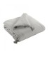 Courtepointe en gaze de coton gris clair