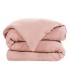 Housse de couette en Gaze de coton rose peche