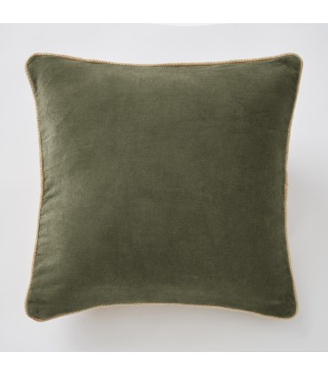 Coussin en velours de coton