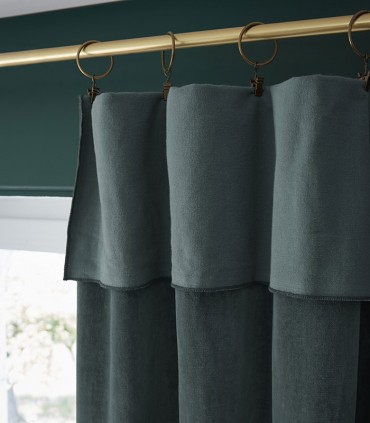 Rideaux en velours de coton