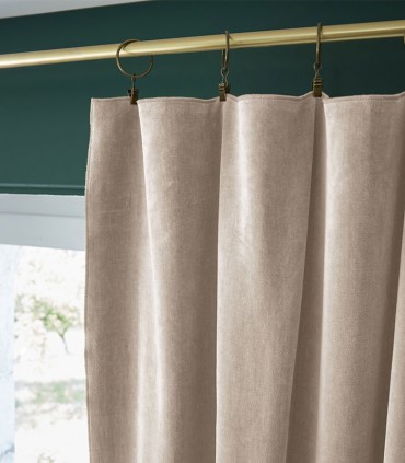 Rideaux en velours de coton