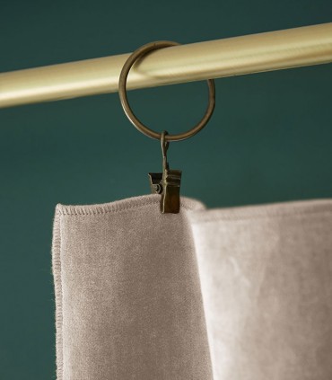 Rideaux en velours de coton