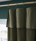 Rideaux en velours de coton