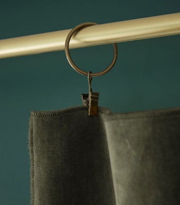 Rideaux en velours de coton