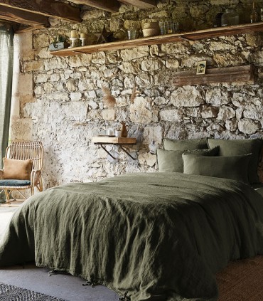 Housse de couette en lin lavé