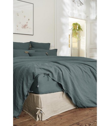 Housse de couette en lin lavé