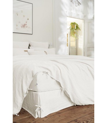 Housse de couette en lin lavé