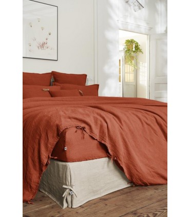 Housse de couette en lin lavé