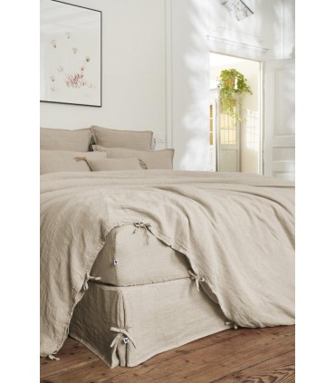 Housse de couette en lin lavé