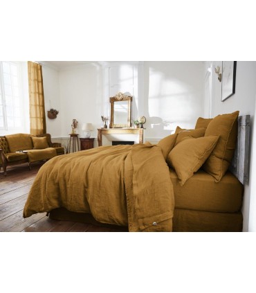 Housse de couette en lin lavé