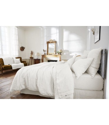 Housse de couette en lin lavé