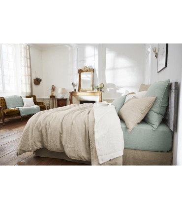Housse de couette en lin lavé