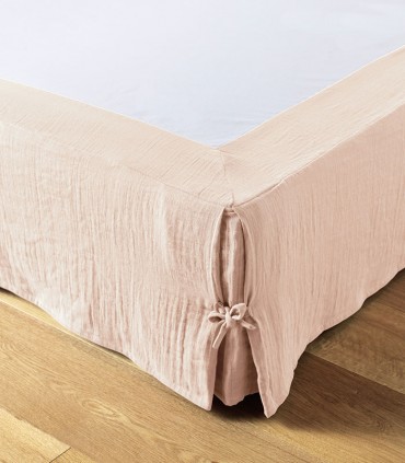 Cache sommier en Gaze de coton