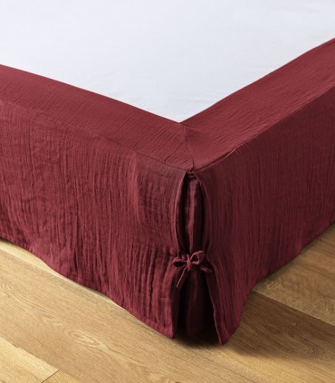 Cache sommier en Gaze de coton