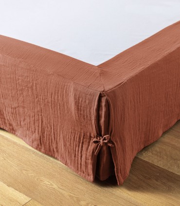 Cache sommier en Gaze de coton