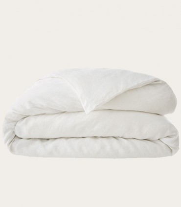 Housse de couette en lin lavé