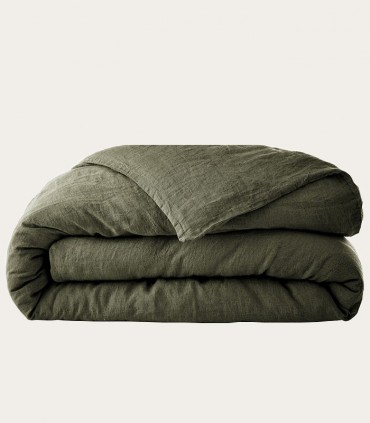Housse de couette en lin lavé