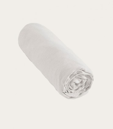 Draps housse en lin lavé