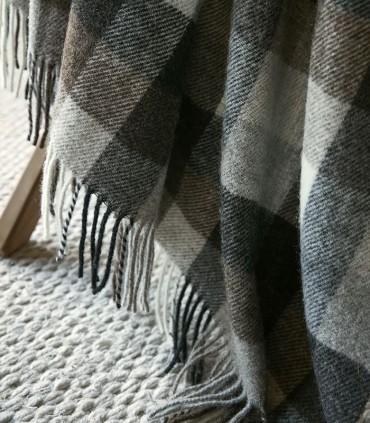 Plaid en 100% laine Marcel