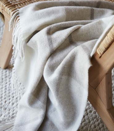 Plaid en 100% laine Marius