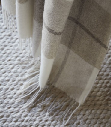 Plaid en 100% laine Marius