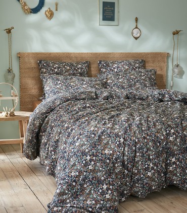 Housse de couette imprimée en gaze de coton
