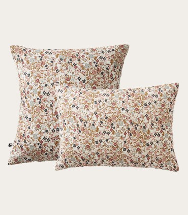 Taie d'oreiller imprimée gaze de coton