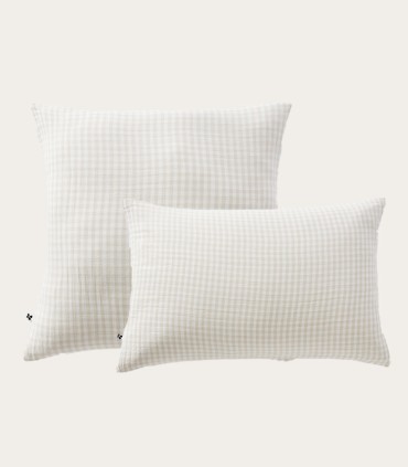 Taie d'oreiller imprimée vickie gaze de coton