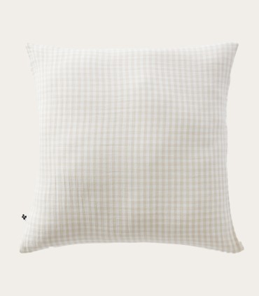 Taie d'oreiller imprimée vickie gaze de coton