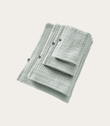 Linge de bain en gaze de coton