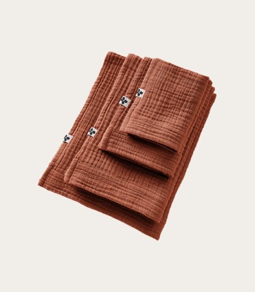 Linge de bain en gaze de coton - Mylittlebed