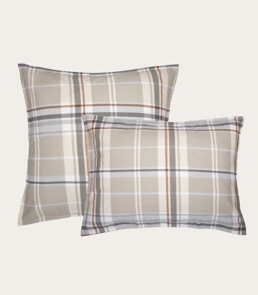 Taie d'oreiller imprimé flanelle