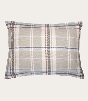 Taie d'oreiller imprimé flanelle