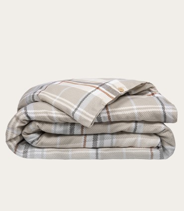 Housse de couette imprimé flanelle