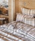 Housse de couette imprimé flanelle