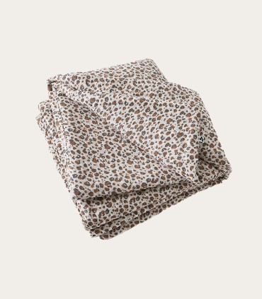 Courtepointe en gaze de coton imprimée - Bout de lit - Mylittlebed