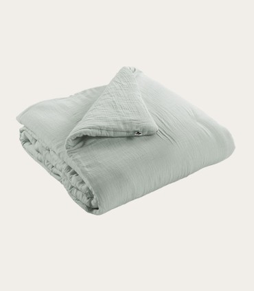 Courtepointe en gaze de coton