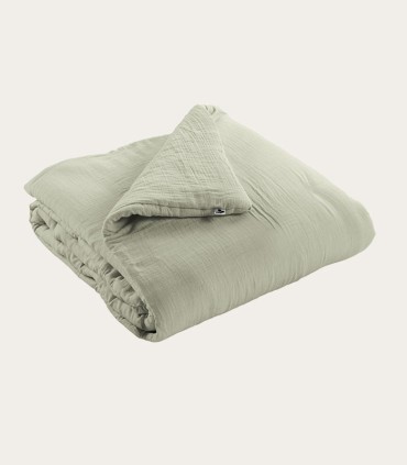 Courtepointe en gaze de coton