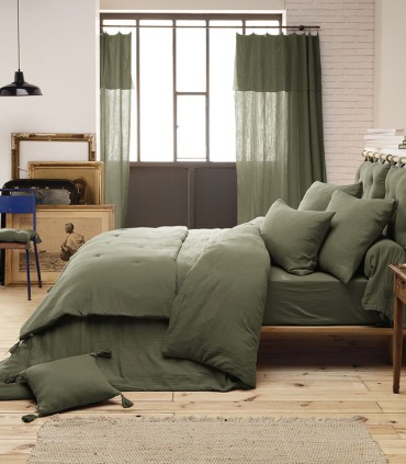 Courtepointe en gaze de coton