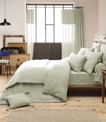 Courtepointe en gaze de coton