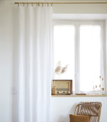 Rideaux en lin lavé