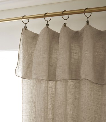 Rideaux en lin lavé