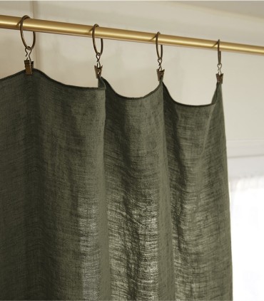Rideaux en lin lavé