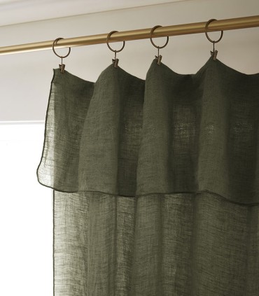 Rideaux en lin lavé