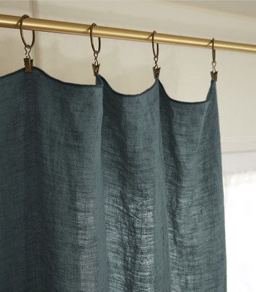Rideaux en lin lavé