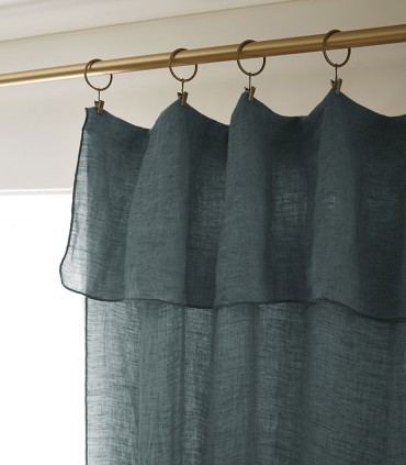 Rideaux en lin lavé