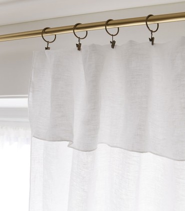 Rideaux en lin lavé