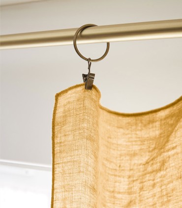 Rideaux en lin lavé