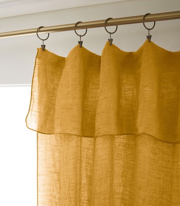 Rideaux en lin lavé